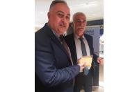 Ο ΠΡΟΕΔΡΟΣ ΤΟΥ ΒΙΟΤΕΧΝΙΚΟΥ ΕΠΙΜΕΛΗΤΗΡΙΟΥ ΠΕΙΡΑΙΑ ΣΤΗΝ ΕΤΗΣΙΑ ΕΚΔΗΛΩΣΗ ΚΟΠΗΣ ΠΙΤΑΣ ΤΗΣ ΑΔΕΛΦΟΤΗΤΑΣ ΚΡΗΤΩΝ ΠΕΙΡΑΙΑ "Η ΟΜΟΝΟΙΑ"