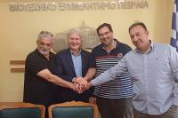 Σημαντική συνάντηση της  Ένωσης Κατασκευαστών Αλουμινίου - Σιδήρου Πειραιά (ΕΝΚΑΣ ΠΕΙΡΑΙΑ) με τη Διοίκηση του Βιοτεχνικού Επιμελητηρίου Πειραιά