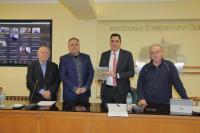 Ενημέρωση για την τόνωση της εξωστρέφειας των επιχειρήσεων στην κοπή της Πρωτοχρονιάτικης πίτας του Β.Ε.Π.