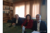 Εποικοδομητική συνάντηση των Αμιγών Βιοτεχνικών Επιμελητηρίων, Αθηνών, Θεσσαλονίκης και Πειραιά στην αίθουσα συνεδριάσεων του Β.Ε.Π.