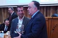 Τιμητική βράβευση του Προέδρου Β.Ε.Π.  στην ημερίδα: «Το νέο ασφαλιστικό – συνταξιοδοτικό και εργασιακό τοπίο» στο ΕΒΕΠ