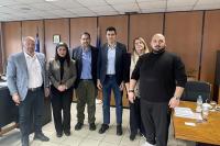 Συνάντηση με τον Αντιπεριφερειάρχη Δυτικής Αττικής με τον κ. Βαρελά