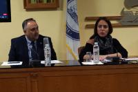 ΕΝΗΜΕΡΩΤΙΚΗ ΕΚΔΗΛΩΣΗ Β.Ε.Π. ΓΙΑ ΤΗΝ ΨΗΦΙΑΚΗ ΚΑΡΤΑ  ΜΕ ΚΕΝΤΡΙΚΗ ΟΜΙΛΗΤΡΙΑ  ΤΗΝ ΥΠΟΥΡΓΟ ΕΡΓΑΣΙΑΣ ΚΑΙ ΚΟΙΝΩΝΙΚΗΣ ΑΣΦΑΛΙΣΗΣ κ. ΔΟΜΝΑ ΜΙΧΑΗΛΙΔΟΥ