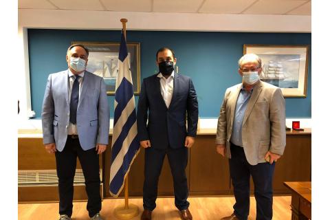 "Συνάντηση του Προέδρου Β.Ε.Π. με τον Υφυπουργό Ναυτιλίας"