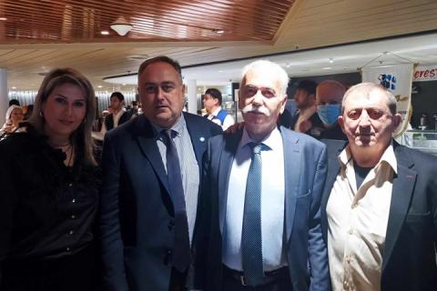 Ο ΠΡΟΕΔΡΟΣ ΤΟΥ ΒΙΟΤΕΧΝΙΚΟΥ ΕΠΙΜΕΛΗΤΗΡΙΟΥ ΠΕΙΡΑΙΑ ΣΤΗΝ ΕΤΗΣΙΑ ΕΚΔΗΛΩΣΗ ΚΟΠΗΣ ΠΙΤΑΣ ΤΗΣ ΑΔΕΛΦΟΤΗΤΑΣ ΚΡΗΤΩΝ ΠΕΙΡΑΙΑ "Η ΟΜΟΝΟΙΑ"