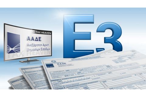 Οδηγίες συμπλήρωσης εντύπου Ε3 (Κατάσταση Οικονομικών Στοιχείων από Επιχειρηματική Δραστηριότητα) και Κατάστασης Φορολογικής Αναμόρφωσης φορολογικού έτους 2021