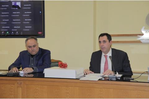 Ενημέρωση για την τόνωση της εξωστρέφειας των επιχειρήσεων στην κοπή της Πρωτοχρονιάτικης πίτας του Β.Ε.Π.