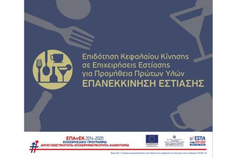 10η Απόρριψη αιτήσεων χρηματοδότησης που υποβλήθηκαν στο πλαίσιο της Πρόσκλησης "Επανεκκίνηση Εστίασης" του ΕΠΑνΕΚ