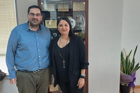 Συνάντηση Β.Ε.Π. με την Αντιπεριφερειάρχη Πειραιά, Σταυρούλα Αντωνάκου