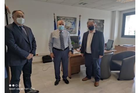 "Με τον Γ.Γ. Επαγγελματικής Εκπαίδευσης, Κατάρτισης και Δια Βίου Μάθησης   συναντήθηκε ο Πρόεδρος του Β.Ε.Π."