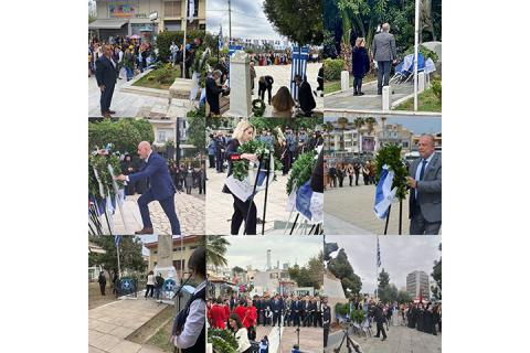 ΠΑΡΟΥΣΙΑ ΕΚΠΡΟΣΩΠΩΝ ΤΟΥ Β.Ε.Π. ΣΤΙΣ ΕΚΔΗΛΩΣΕΙΣ ΤΗΣ 25ΗΣ ΜΑΡΤΙΟΥ