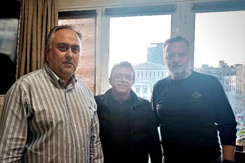 Ο Πρόεδρος Β.Ε.Π. συναντήθηκε με τον Πρόεδρο της Ομοσπονδίας Ψυκτικών Ελλάδος και τον Πρόεδρο του Σωματείου Επαγγελματοβιοτεχνών Ψυκτικών Πειραιώς