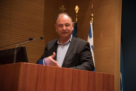 Ο Πρόεδρος του Β.Ε.Π. Ανδριανός Μιχάλαρος στη Γενική Συνέλευση της Π.Ο.Ε.Β.Υ.