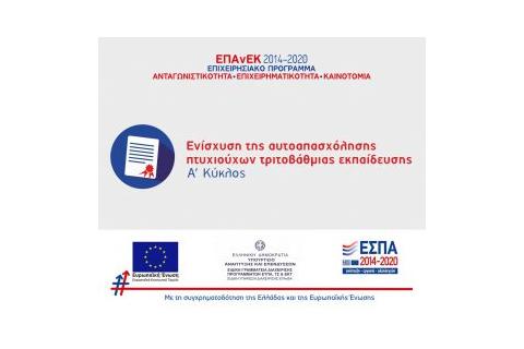 Απόφαση ανάκλησης ένταξης (16.03.2022) στη Δράση “Ενίσχυση Πτυχιούχων Τριτοβάθμιας Εκπαίδευσης – Α’ Κύκλος” του ΕΠΑνΕΚ