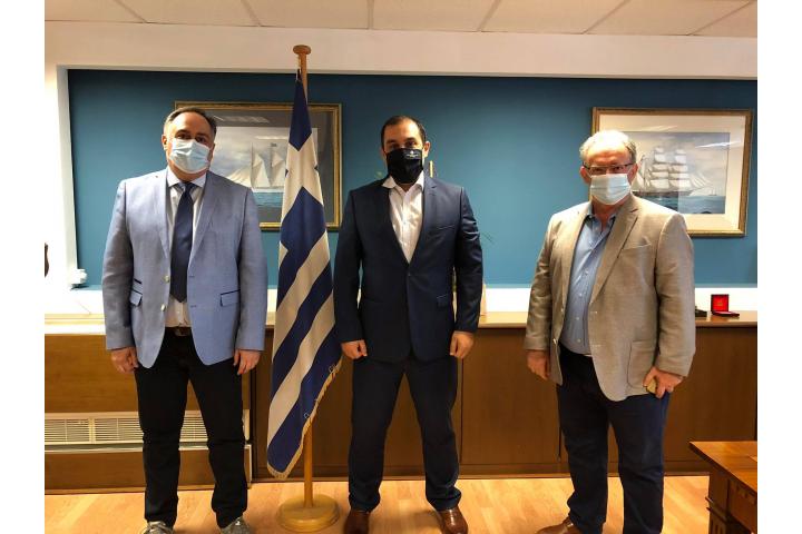 "Συνάντηση του Προέδρου Β.Ε.Π. με τον Υφυπουργό Ναυτιλίας"