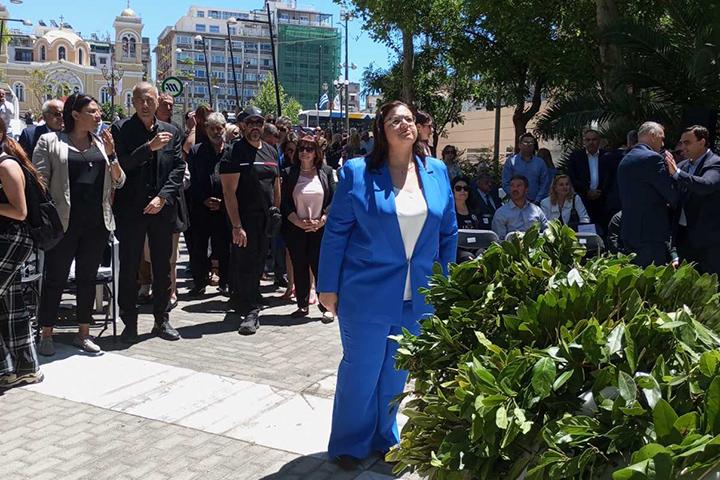 Το Βιοτεχνικό Επιμελητήριο Πειραιά παρευρέθηκε στην Τελετή Αποκαλυπτηρίων του Ανδριάντα του Αρχιστρατήγου Πέτρου Μαυρομιχάλη