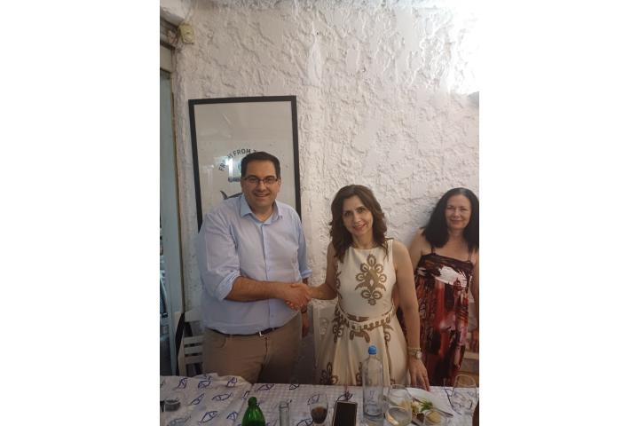 Εγκάρδια συνάντηση συνεργασίας μεταξύ ΒΕΠ και Εμπορικού Συλλόγου Νίκαιας – Αγ. Ι. Ρέντη