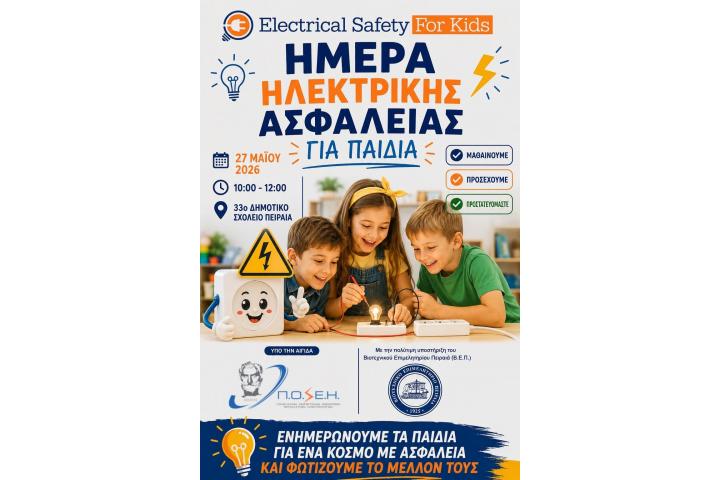 Ημέρα ηλεκτρικής ασφάλειας για παιδιά