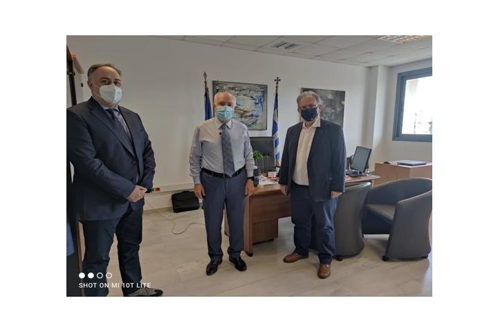 "Με τον Γ.Γ. Επαγγελματικής Εκπαίδευσης, Κατάρτισης και Δια Βίου Μάθησης   συναντήθηκε ο Πρόεδρος του Β.Ε.Π."