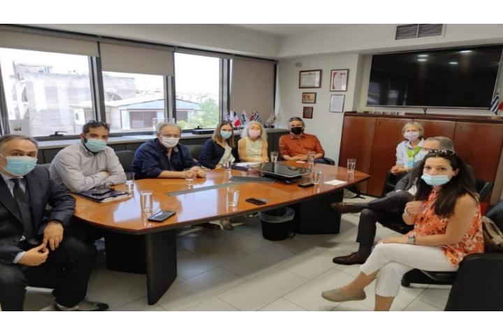 "Συνάντηση εκπροσώπων του Ελληνογερμανικού Επιμελητηρίου με τον Πρόεδρο του Β.Ε.Π."