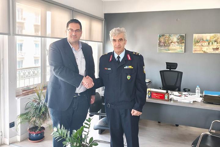 ΣΥΝΑΝΤΗΣΗ ΜΕ ΤΟΝ ΓΕΝΙΚΟ ΑΣΤΥΝΟΜΙΚΟ ΔΙΕΥΘΥΝΤΗ ΠΕΙΡΑΙΑ ΤΑΞΙΑΡΧΟ ΑΡΙΣΤΕΙΔΗ ΛΥΜΠΕΡΑΤΟ